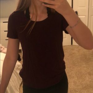 MAROON T-shirt from target